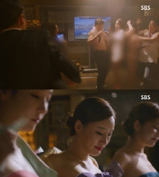 배가본드 선정성논란(사진=SBS 배가본드 방송화면 캡처)